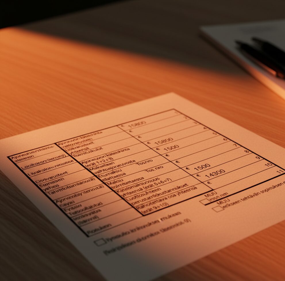 Autoalan Keskusliiton käytetyn auton kauppasopimus - netotus ja vaihdossa huomioitavat kohdat